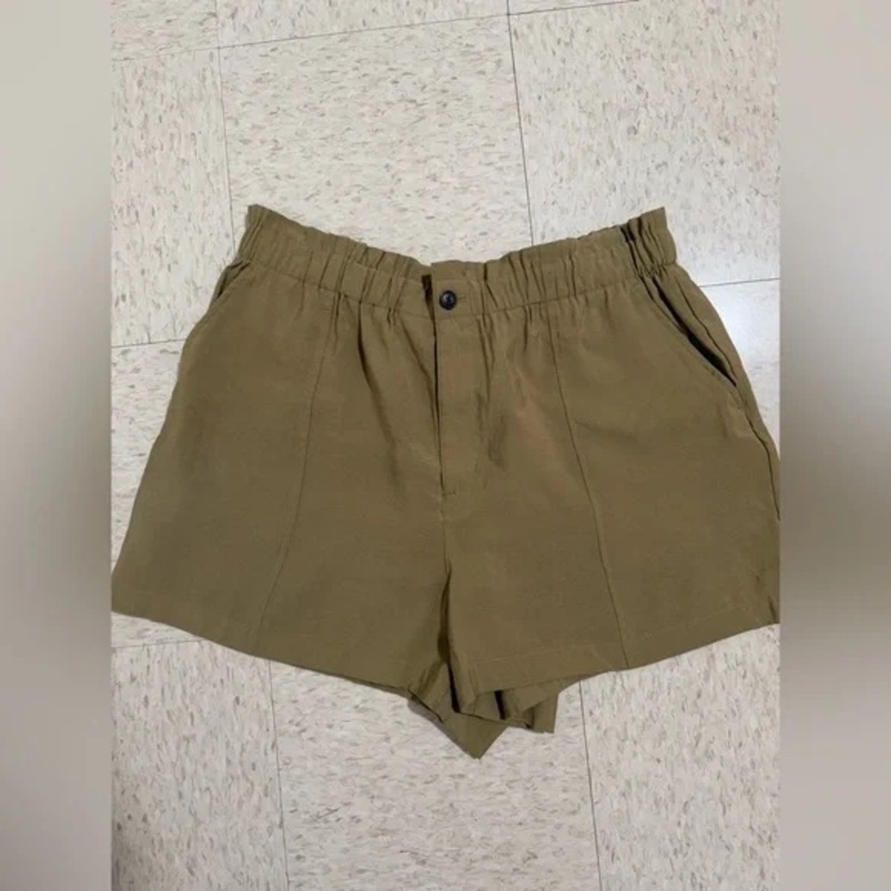 Madewell Green Cargo Shorts Relaxed Fit